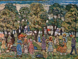 Sous les arbres